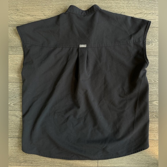 Figs Rafaela Oversized Scrub Top - Charcoal XS - Picture 3 of 3